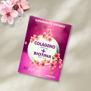 Colageno + biotina en cápsulas bandas Medical Farma